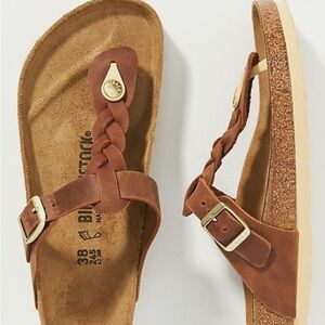 Birkenstock Tan Leather Sandals
